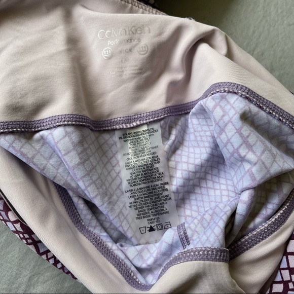 calvin klein snake print performance wick leggings yoga pants L - Picture 8 of 8